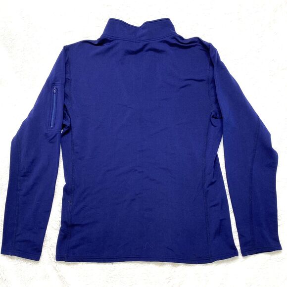 MOUNTAIN EQUIPMENT CO-OP Navy Blue Mens Midlayer Long Sleeve Shirt Medium Nylon - Picture 2 of 8